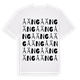 White t-shirt med Åäng ordlek t-shirt