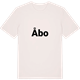 Vintage White t-shirt med Åbo fetstil t-shirt