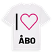 Jag älskar Åbo t-shirt stort tryck