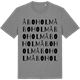 Mid Heather Gray t-shirt med Åboholm ordlek t-shirt