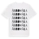 White t-shirt med Åbromåla ordlek t-shirt