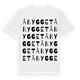 Åbygget ordlek t-shirt