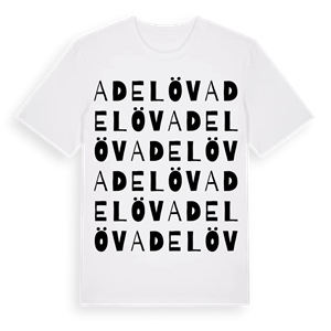 Adelöv ordlek t-shirt – ekologisk bomull t-shirt från Pinshirt