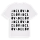 Adelöv ordlek t-shirt
