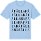 Blue Soul t-shirt med Åfällan ordlek t-shirt