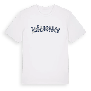 Ågårdsfors college t-shirt – ekologisk bomull t-shirt från Pinshirt