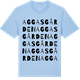 Blue Soul t-shirt med Aggasgården ordlek t-shirt