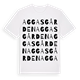 Aggasgården ordlek t-shirt