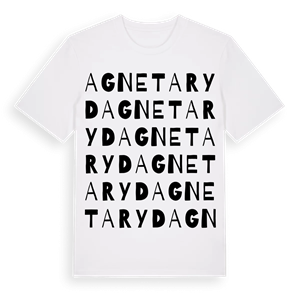 Agnetaryd ordlek t-shirt – ekologisk bomull t-shirt från Pinshirt