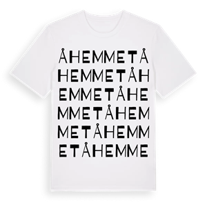 Åhemmet ordlek t-shirt – ekologisk bomull t-shirt från Pinshirt