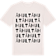 Vintage White t-shirt med Åhult ordlek t-shirt