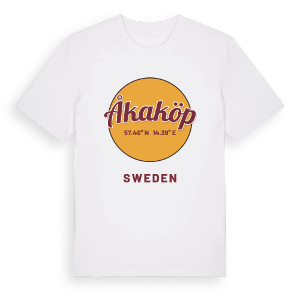 Åkaköp cirkel t-shirt – ekologisk bomull t-shirt från Pinshirt