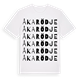 Åkarödje ordlek t-shirt