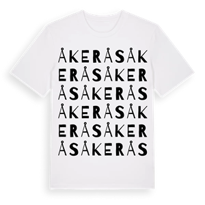 Åkerås ordlek t-shirt – ekologisk bomull t-shirt från Pinshirt