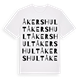 Åkershult ordlek t-shirt