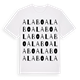 Alabo ordlek t-shirt