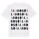 Ålandsö ordlek t-shirt