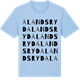 Blue Soul t-shirt med Alandsryd ordlek t-shirt