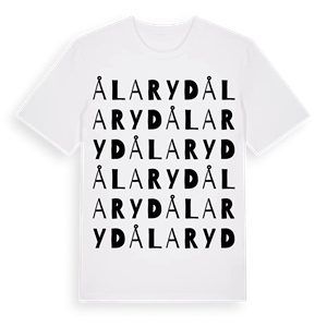 Ålaryd ordlek t-shirt – ekologisk bomull t-shirt från Pinshirt
