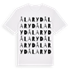 Ålaryd ordlek t-shirt