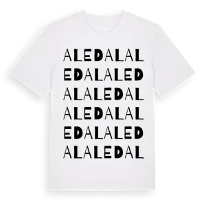Aledal ordlek t-shirt – ekologisk bomull t-shirt från Pinshirt