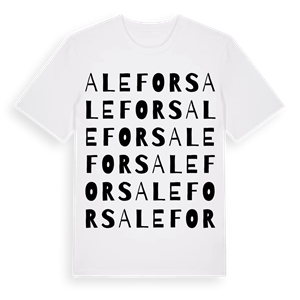 Alefors ordlek t-shirt – ekologisk bomull t-shirt från Pinshirt