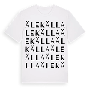 Älekälla ordlek t-shirt – ekologisk bomull t-shirt från Pinshirt