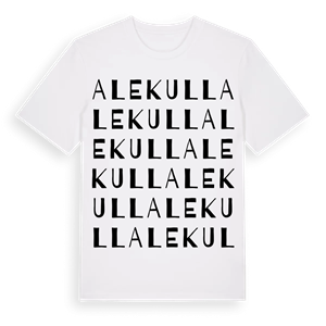 Alekull ordlek t-shirt – ekologisk bomull t-shirt från Pinshirt