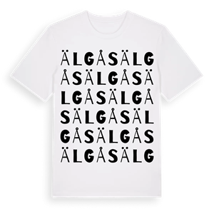 Älgås ordlek t-shirt – ekologisk bomull t-shirt från Pinshirt