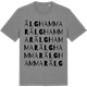 Mid Heather Gray t-shirt med Älghammar ordlek t-shirt