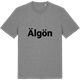 Mid Heather Gray t-shirt med Älgön fetstil t-shirt