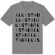 Mid Heather Gray t-shirt med Ålkistan ordlek t-shirt