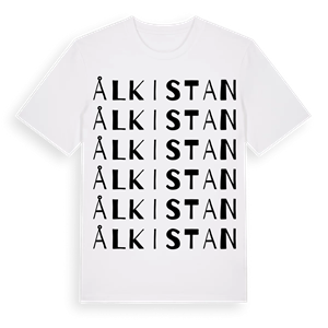 Ålkistan ordlek t-shirt – ekologisk bomull t-shirt från Pinshirt