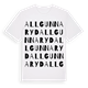 Allgunnaryd ordlek t-shirt