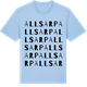 Blue Soul t-shirt med Allsarp ordlek t-shirt