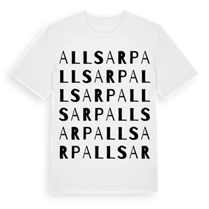 Allsarp ordlek t-shirt – ekologisk bomull t-shirt från Pinshirt