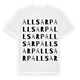 Allsarp ordlek t-shirt