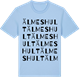 Blue Soul t-shirt med Älmeshult ordlek t-shirt