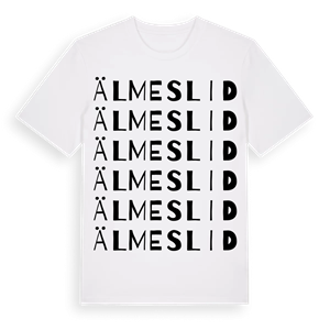 Älmeslid ordlek t-shirt – ekologisk bomull t-shirt från Pinshirt