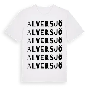 Alversjö ordlek t-shirt – ekologisk bomull t-shirt från Pinshirt