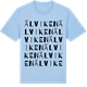 Blue Soul t-shirt med Älviken ordlek t-shirt