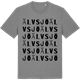Mid Heather Gray t-shirt med Älvsjö ordlek t-shirt