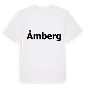 Åmberg fetstil t-shirt – ekologisk bomull t-shirt från Pinshirt
