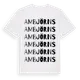 White t-shirt med Ambjörns ordlek t-shirt