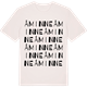 Vintage White t-shirt med Åminne ordlek t-shirt