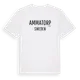 White t-shirt med Ammatorp i Sverige t-shirt