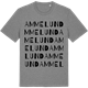 Mid Heather Gray t-shirt med Ammelund ordlek t-shirt