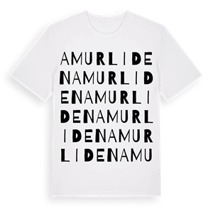 Amurliden ordlek t-shirt – ekologisk bomull t-shirt från Pinshirt
