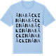 Blue Soul t-shirt med Ånabäcken ordlek t-shirt