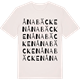 Vintage White t-shirt med Ånabäcken ordlek t-shirt